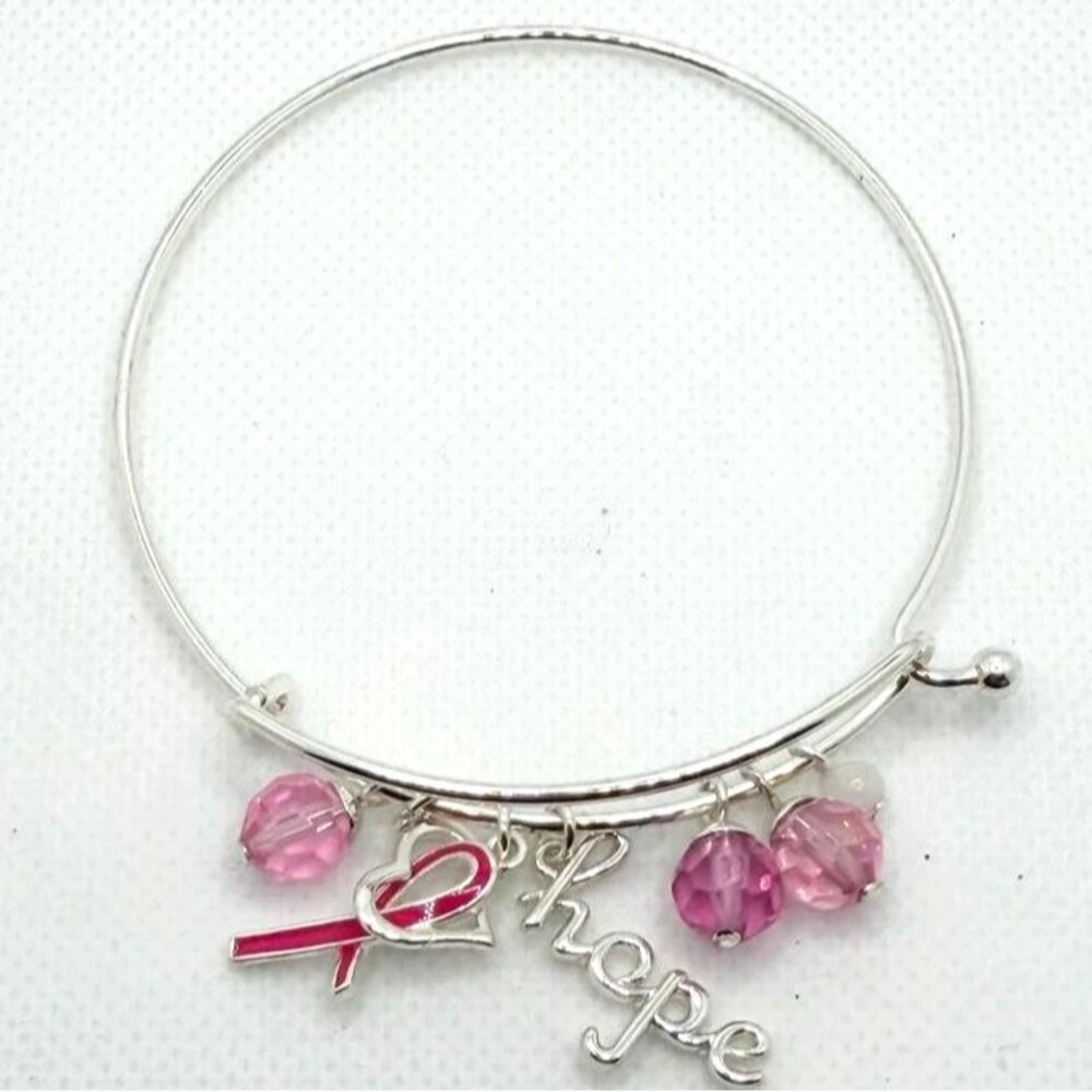 Avon Breast Cancer Crusade Hope Charm Bangle Bracelet